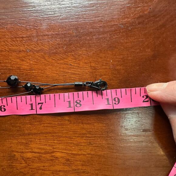 Lia Sophia Black Moonstruck Detachable Pendant Necklace - Picture 6 of 10